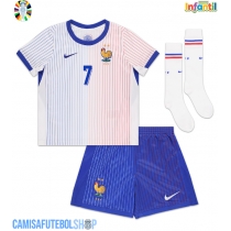 Camisa de time de futebol França Antoine Griezmann #7 Replicas 2º Equipamento Infantil Europeu 2024 Manga Curta (+ Calças curtas)